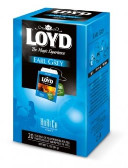 Melnā tēja LOYD Earl Grey FS  20 maisiņi x 1.7 g paciņā