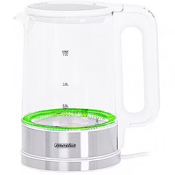 Mesko MS 1301w, Glass/White