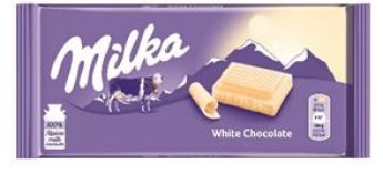 MILKA Baltā šokolāde, 100g