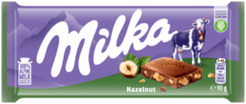 Milka Šokolāde BROKEN HAZELNUTS 90g