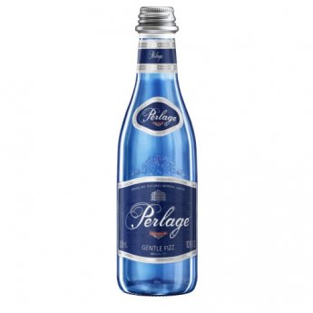 Minerālūdens PERLAGE, viegli gāzēts, stiklā, 0.3l (DEP)