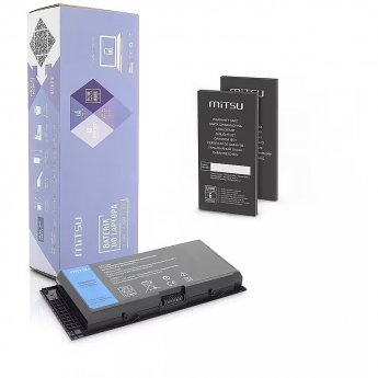 Mitsu Battery for Dell Precision M6600, M6800 (4400 mAh 49 Wh)
