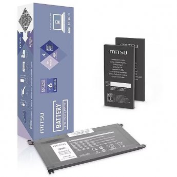 Mitsu Battery for DELL Vostro 14 (5468), Inspiron 15 (5568), 3400 mAh (39Wh), 11.4 Volt