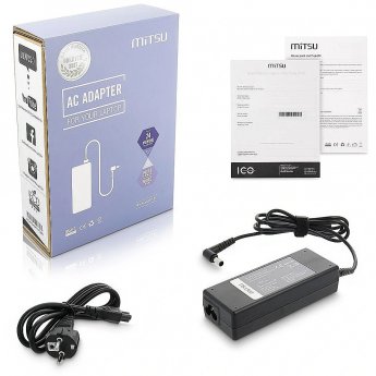 Mitsu notebook charger mitsu 19.5v 4.7a (6.5x4.4 pin) - sony
