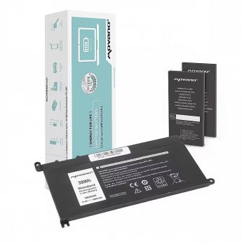 Movano Battery WDX0R P75F P62F P66F T2JX4 WDXOR for Dell - 3400 mAh (39 Wh)