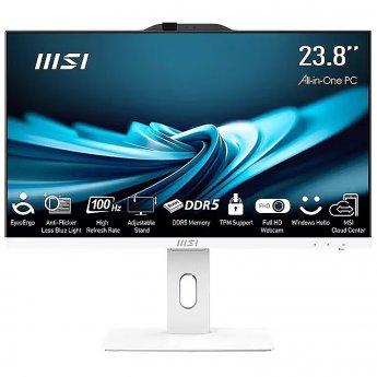 MSI AIO PRO AP242P 14M-896EU i7-14700  23,8" IPS LED FHD Non-Touch Anti-Glare 16GB SSD1TB M.2 AX211 WiFi 6E Windows 11 Pro White