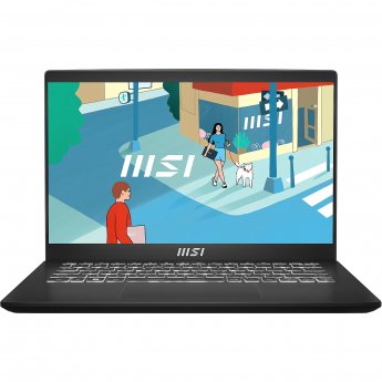MSI Modern 14 C12MO-868PL Classic Black, 14" FHD IPS, Core i5-1235U, 16GB, 512GB SSD, Windows 11 Home