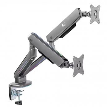 Nano Rs Desk mount for 2 monitors with LED backlight, 17-32"