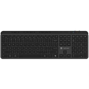 Natec Keyboard, Medusa, US Layout, X- Scissors Slim, Wireless, Black |
