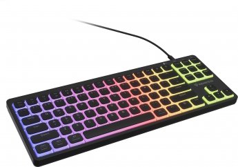 Natec Klawiatura gamingowa Genesis Thor 430 TKL Outemu Silent Pink przewodowa mechaniczna podświetlana czarna Hot-Swap Slim