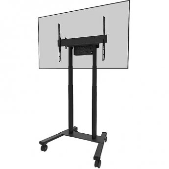 Neomounts Floor stand | FL55-875BL1 TV trolley | Adjustable Height | 55-100 " | Maximum weight (capacity) 110 kg | Black
