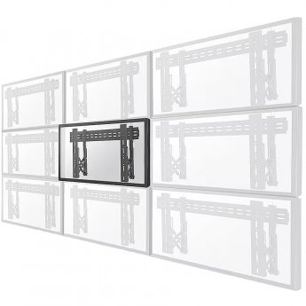 Neomounts Wall mount | LED-VW1000BLACK Videowall wall mount | 40-75 " | Maximum weight (capacity) 50 kg | Black