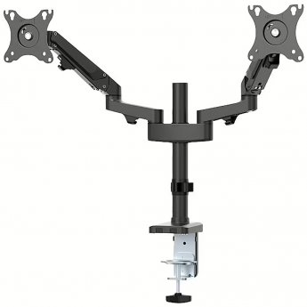 Newstar Full motion desk monitor arm for 2 screens, 17-27"
