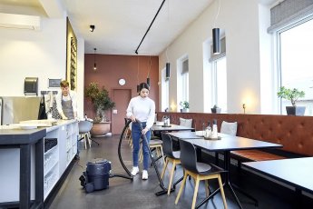 Nilfisk Odkurzacz biurowy na sucho z zwijaczem kabla, recykling 
