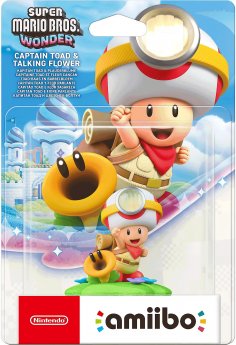 Nintendo amiibo Captain Toad & Chatterflower toy figure