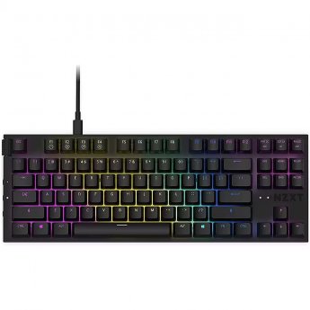 NZXT DE layout - NZXT FUNCTION TENKEYLESS, gaming keyboard (black, Gateron Red, hot-swap)