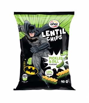 Oho Lēcu čipsi ar gurķu un diļļu garšu BATMAN 90g
