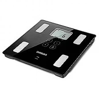 Omron VIVA Square Black Electronic personal scale