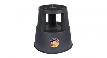 Pakāpienu tumba WEDO, tumši pelēka. Augstums -  42,8 cm. D1 - 41,5 cm.