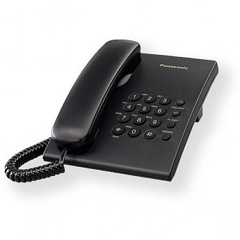 Panasonic Corded KX-TS500FXB 475 g, 150 x 200 x 96 mm, Black