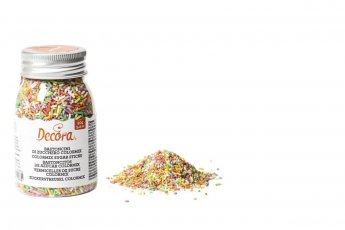 Pārtikas cukura nūjiņas DECORA, krāsainas, 90g