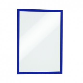Pašlīpoša kabata DURABLE Pašlīpoša kabata DURAFRAME® MAGNETIC ar zilas krāsas rāmi, A3 formāts, 5 gab./iepak.