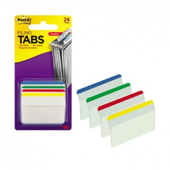 Pašlīpošie indeksi POST-IT 50.8x38mm 4 krāsās, ar locījumu