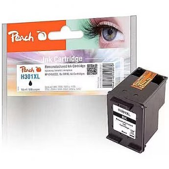 Peach ink black PI300-282 (compatible with HP 301XL, CH563EE)