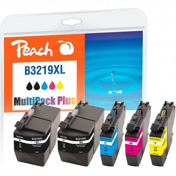 Peach Ink Saver Pack Plus PI500-232 compatible with Brother LC-3219XL
