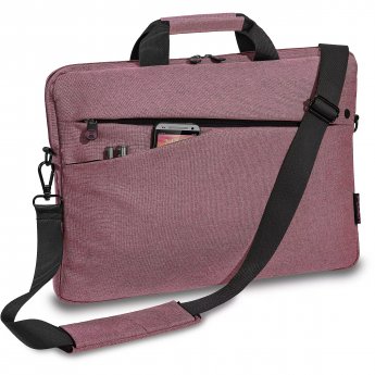 Pedea Fashion Laptop bag, 15.6" Black/Pink