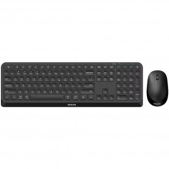 Philips wireless keyboard and mouse set SPT6407B - Black
