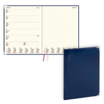 Plānotājs 2026.gadam EKO FORTUNE A4, nedēļa, balacron, zils