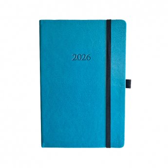 Plānotājs BALTIC WEEK, 2026, PU, A5,  tirkīzzilā krāsā (Baltic)
