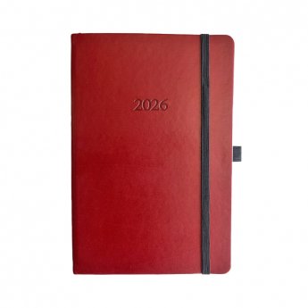 Plānotājs BALTIC WEEK, 2026, PU, A5, bordo krāsā (Baltic)