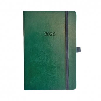 Plānotājs BALTIC WEEK, 2026, PU, A5, zaļā krāsā (Baltic)