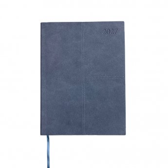 Plānotājs IMPERIAL 2027, PU, A4, mīkstie vāki, nedēļa, gaiši pelēka krāsa(Baltic)