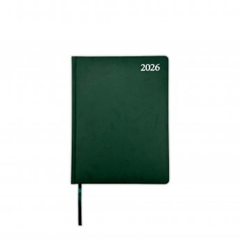 Plānotājs TRADITIONAL 2026, PU, A5, diena, tumši zilā krāsa(Latviešu valodā)