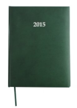 Plānotājs STANDARD 2027, PVC, A4, zaļa krāsa (Baltic)