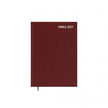 Plānotājs UNIKA Week 2027, A5, PVC, bordo krāsa

 (Baltic)