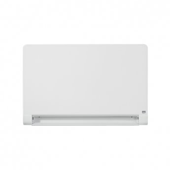 Platekrāna stikla tāfele NOBO DIAMOND 45", 99 x 56 cm, ar noapaļotiem stūriem, balta