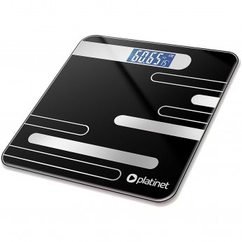 Platinet bathroom scale PBS26B, black