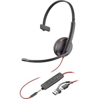 Poly Blackwire C3215, USB-C/A (Bulk)
