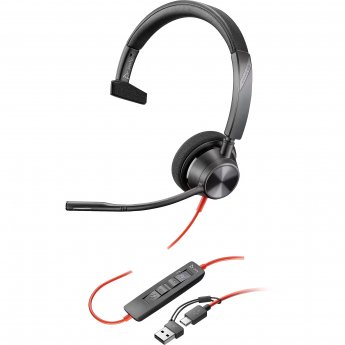 Poly Headset Blackwire C3310 Mono USB-C/A Teams