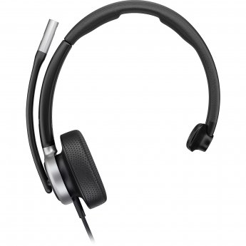 Poly HP Poly Mission 615 Mono-Headset mit USB, kabelgebunden KI-gestützte Unterdrückung von Übertragungsrauschen, Superbreitband-Audio, Microsoft Teams-zer