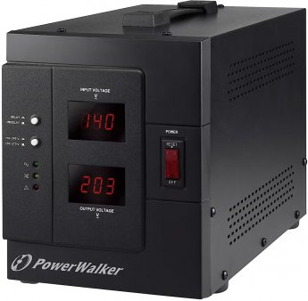 Power Walker PowerWalker AVR 3000 SIV FR voltage regulator 1 AC outlet(s) 110-280 V Black