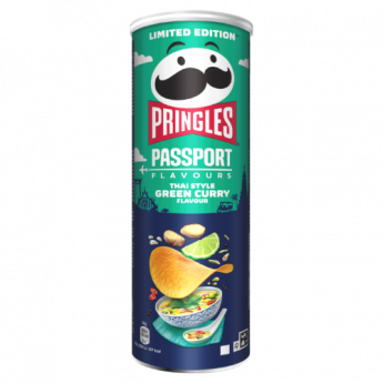PRINGLES Taizemes zaļā karija garša, 165g