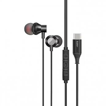 Promate Silken-C Ergonomic Stereo In-Ear Wired Earphones USB-C / 1.2m