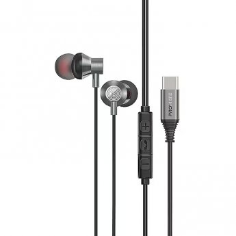 Promate Silken-C Ergonomic Stereo In-Ear Wired Earphones USB-C / 1.2m