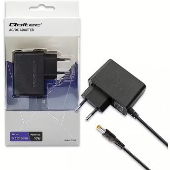 Qoltec Plug in power supply 10W 5V, 2A, 5.5x2.5