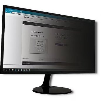 Qoltec Privacy filter 24" 16:10 black